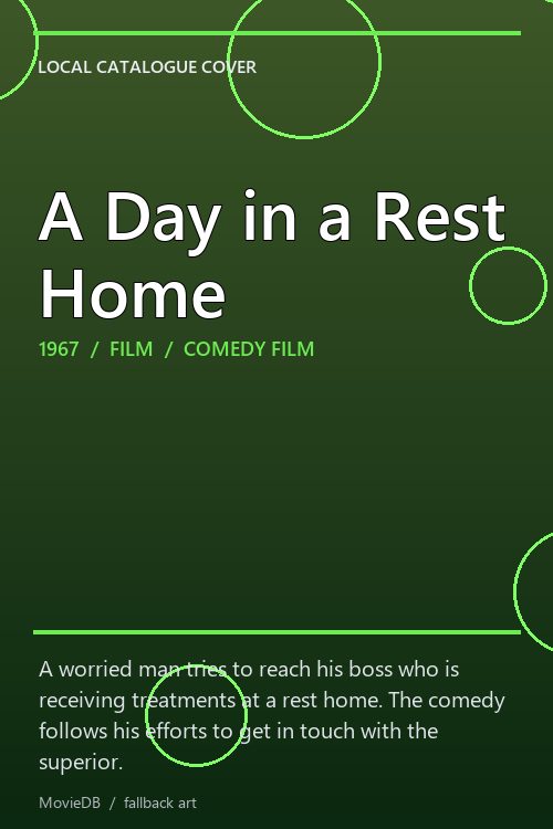 A Day in a Rest Home poster
