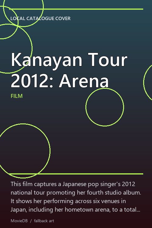 Kanayan Tour 2012: Arena poster