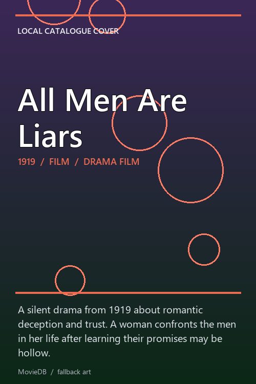 All Men Are Liars poster