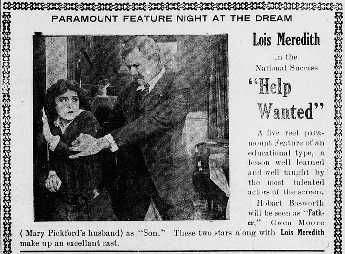 Help Wanted poster