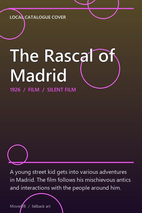 The Rascal of Madrid poster