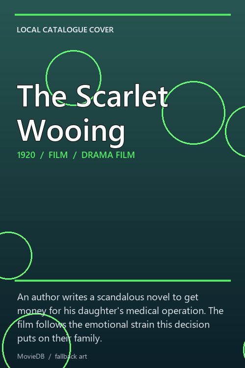 The Scarlet Wooing poster