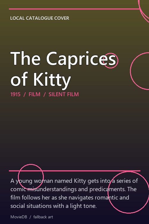 The Caprices of Kitty poster