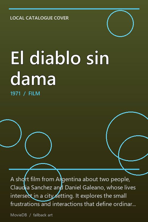 El diablo sin dama poster