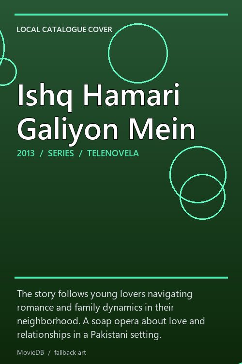Ishq Hamari Galiyon Mein poster
