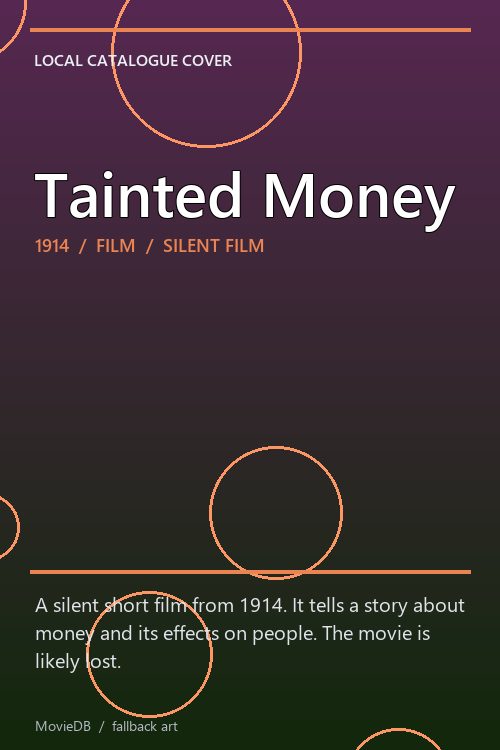Tainted Money poster