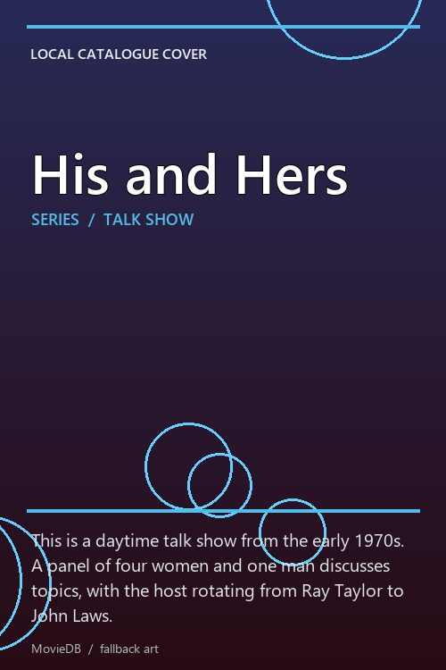His and Hers poster
