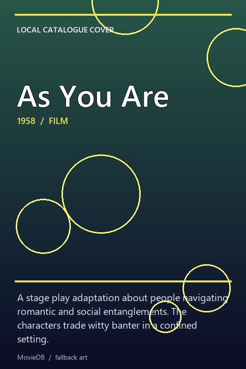 As You Are poster