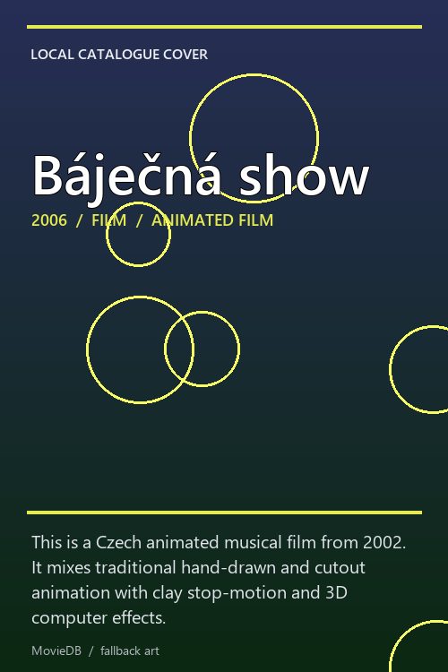 Báječná show poster