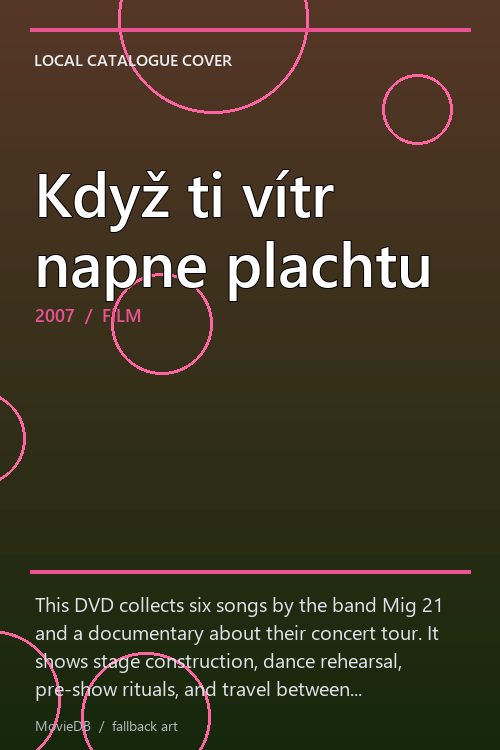 Když ti vítr napne plachtu poster