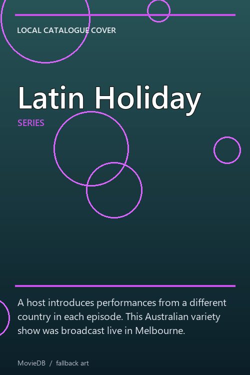 Latin Holiday poster