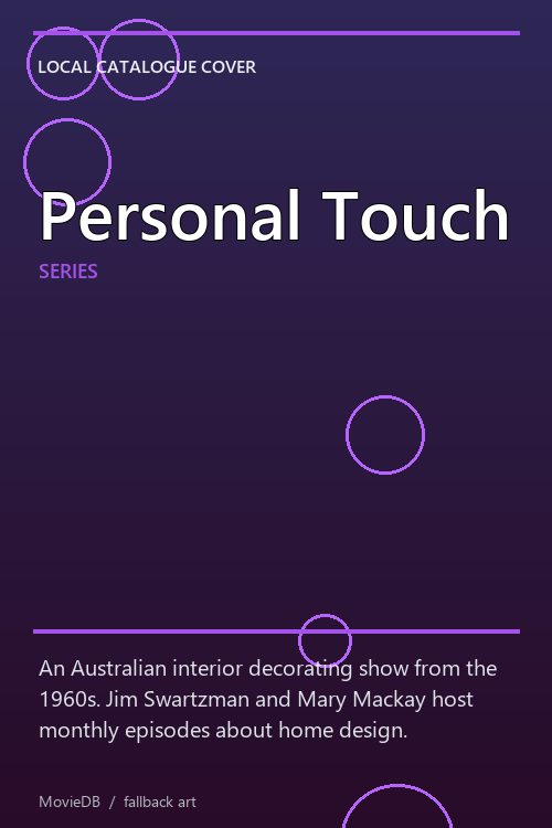 Personal Touch poster