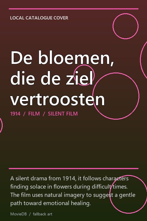 De bloemen, die de ziel vertroosten poster