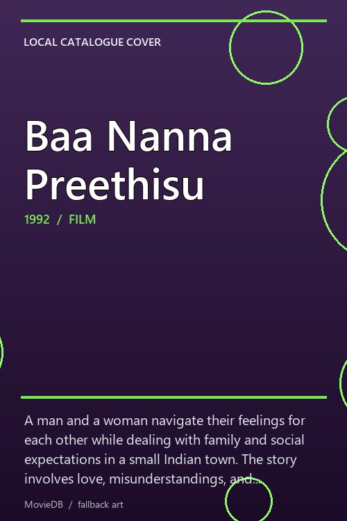 Baa Nanna Preethisu poster