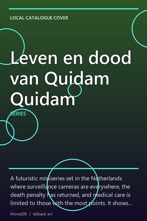 Leven en dood van Quidam Quidam poster