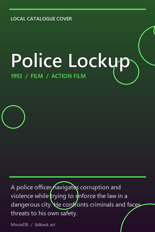 Police Lockup poster