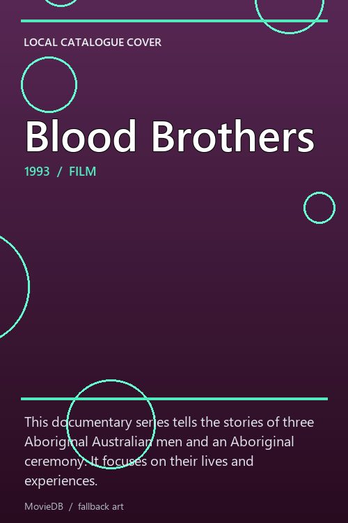 Blood Brothers poster