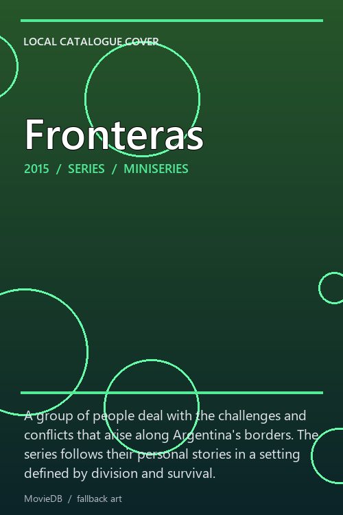 Fronteras poster