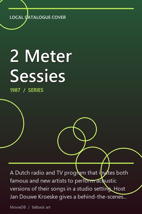 2 Meter Sessies poster