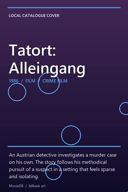 Tatort: Alleingang poster