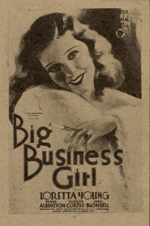 Big Business Girl poster