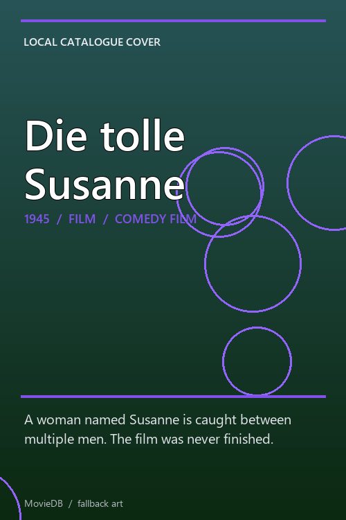 Die tolle Susanne poster