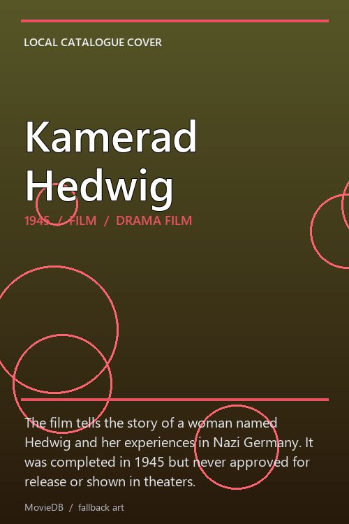 Kamerad Hedwig poster