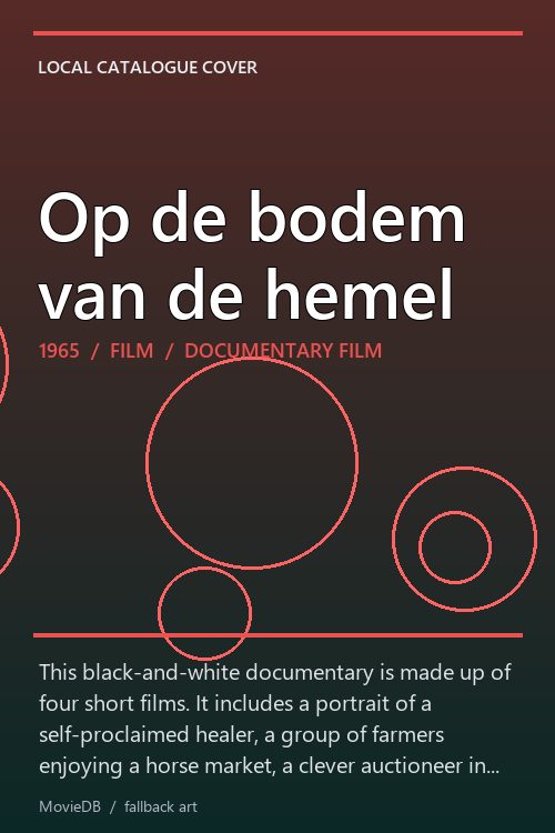 Op de bodem van de hemel poster