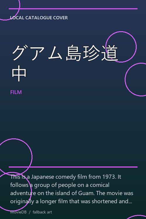 グアム島珍道中 poster