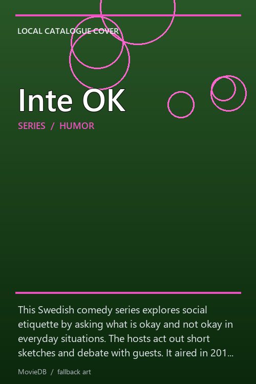 Inte OK poster