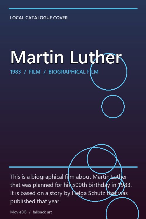 Martin Luther poster