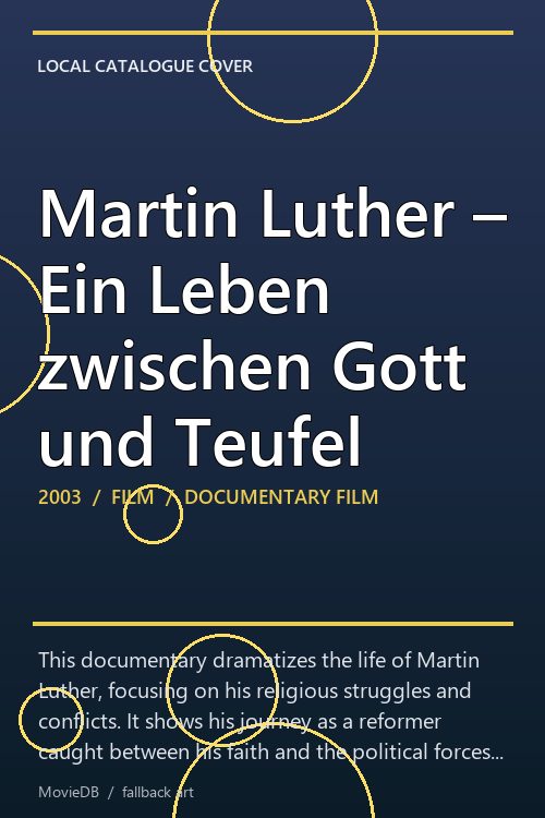 Martin Luther – Ein Leben zwischen Gott und Teufel poster