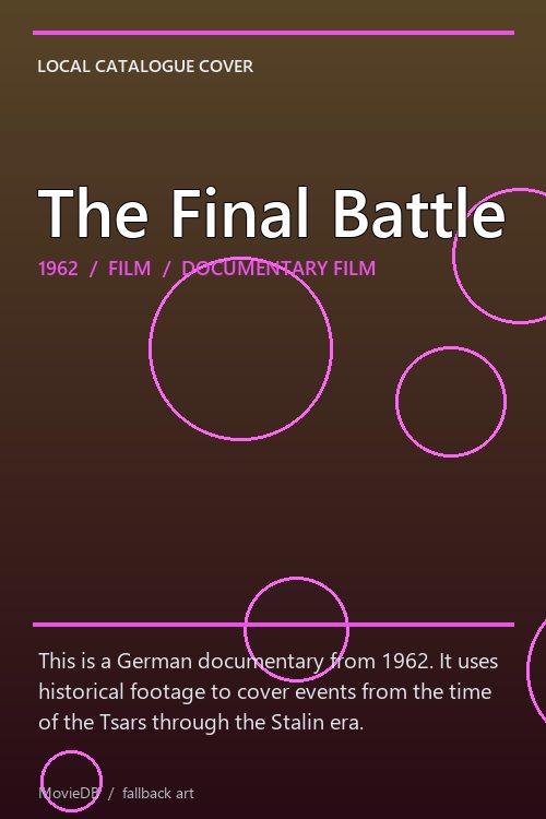 The Final Battle poster