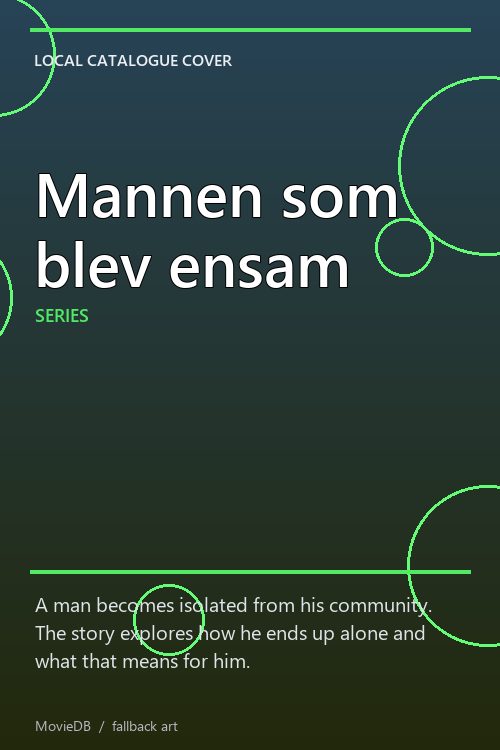 Mannen som blev ensam poster