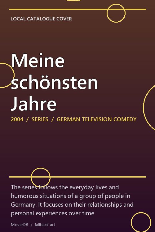 Meine schönsten Jahre poster