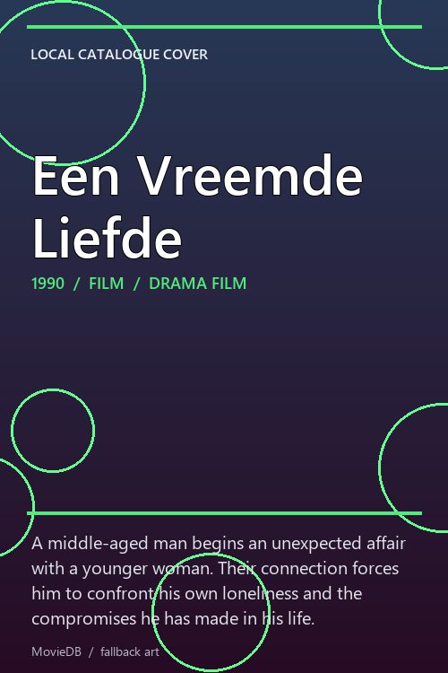 Een Vreemde Liefde poster