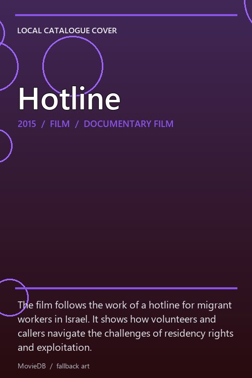 Hotline poster