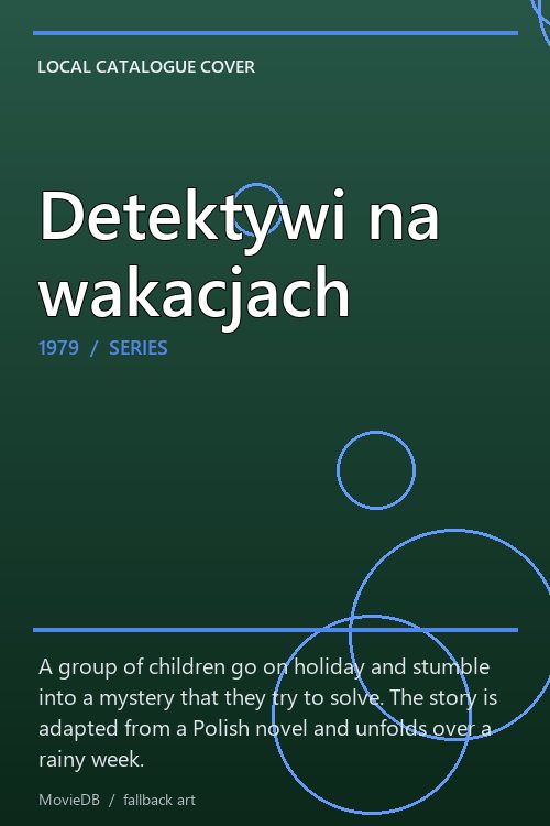 Detektywi na wakacjach poster