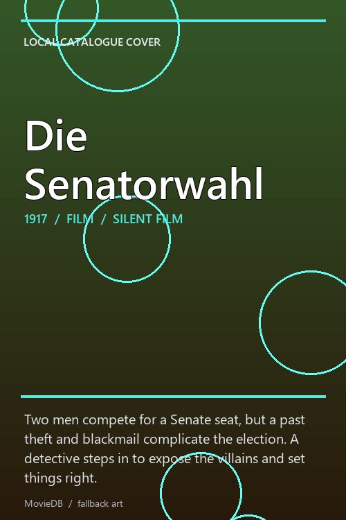 Die Senatorwahl poster