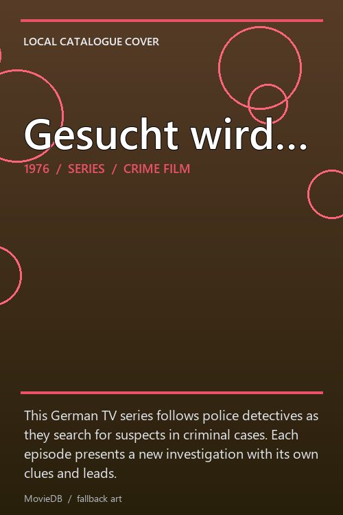 Gesucht wird… poster