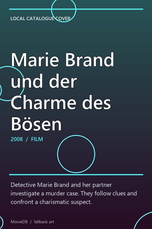 Marie Brand und der Charme des Bösen poster