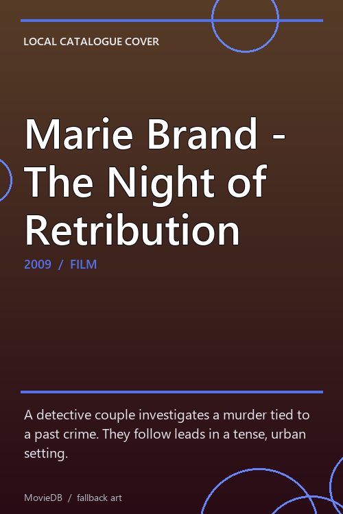 Marie Brand - The Night of Retribution poster