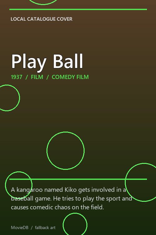 Play Ball poster