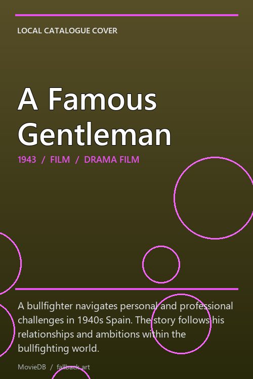 A Famous Gentleman poster