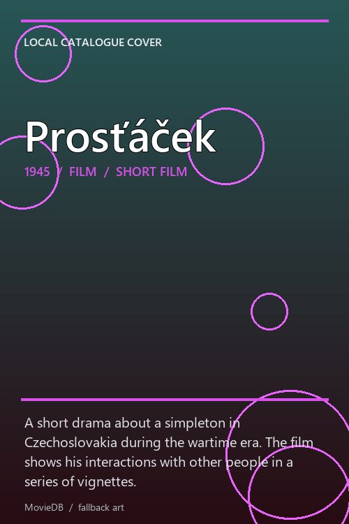 Prosťáček poster