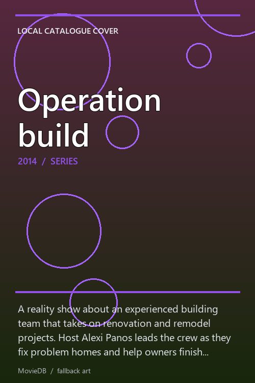 Operation build poster