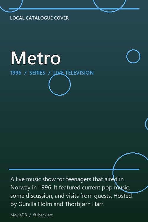Metro poster