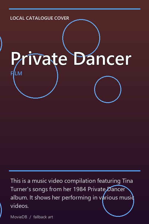 Private Dancer poster