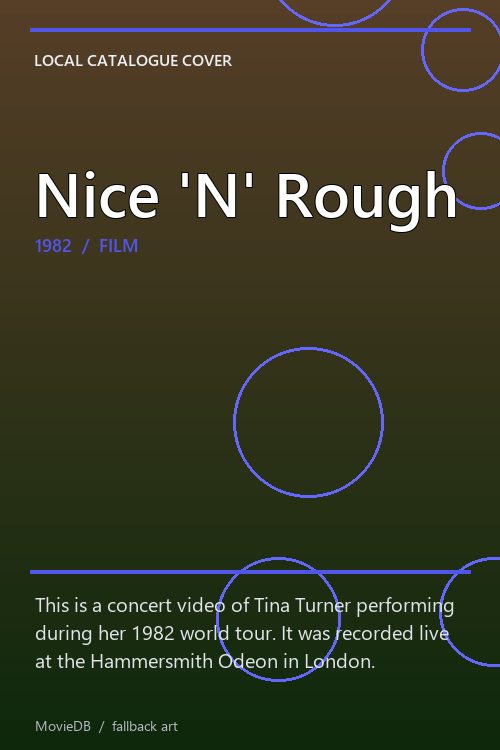 Nice 'N' Rough poster