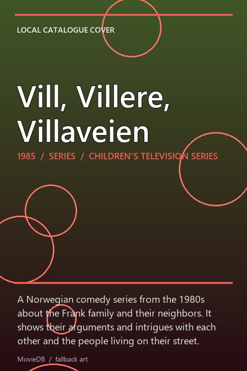 Vill, Villere, Villaveien poster